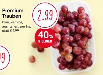 MPreis Premium Trauben Angebot