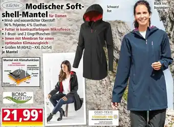 Norma Modischer Soft-Shell-Mantel Angebot