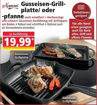 Norma Gusseisen-Grill-Platte/ Oder-Pfanne Angebot