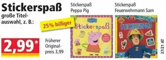 Norma Stickerspaß Angebot