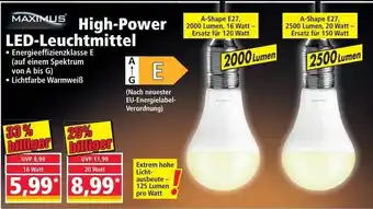 Norma High-Power LED-Leuchtmittel 20 Watt Angebot