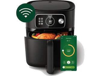 Media Markt Philips hd9875/90 7000 series kombi xxl heißluftfritteuse (2 kg, 2000 watt, schwarz) Angebot