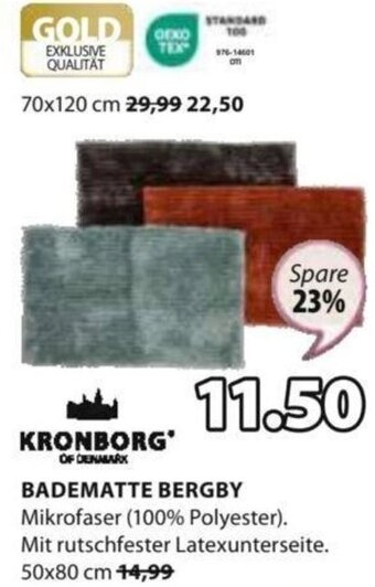 JYSK BADEMATTE BERGBY 50x80 cm Angebot