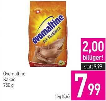 Sutterlüty Ovomaltine Kakao 750 g Angebot
