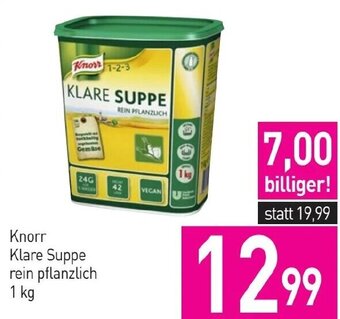 Sutterlüty Knorr Klare Suppe rein pflanzlich 1 kg Angebot