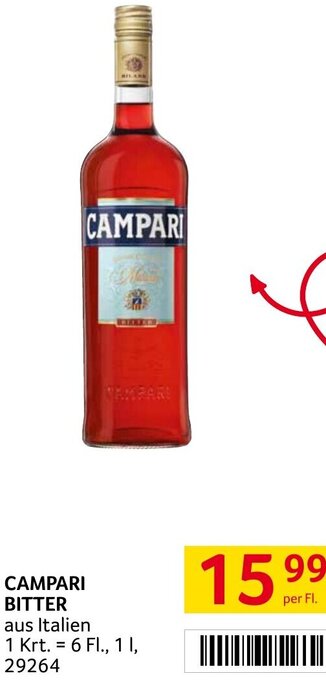 Transgourmet CAMPARI BITTER Angebot