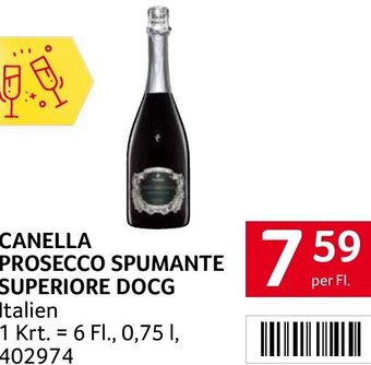 Transgourmet CANELLA PROSECCO SPUMANTE SUPERIORE DOCG Angebot