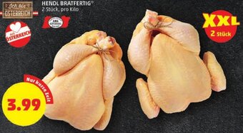PENNY HENDL BRATFERTIG 2 Stück, pro Kilo Angebot