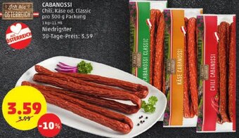 PENNY CABANOSSI pro 300 g Packung Angebot