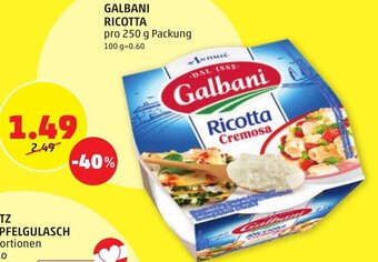 PENNY GALBANI RICOTTA pro 250 g Packung Angebot