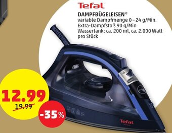 PENNY Tefal DAMPFBÜGELEISEN Angebot