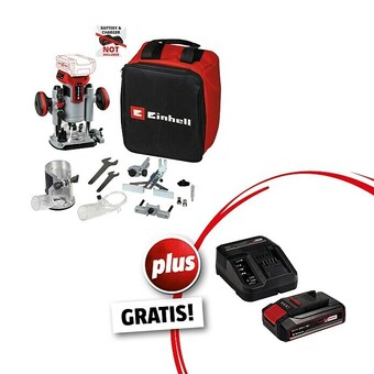 Bauhaus Einhell power x-change 18v maschinenpaket (akku-kombifräse tp-ro 18 set li bl - solo & gratis pcx-starter-kit) Angebot