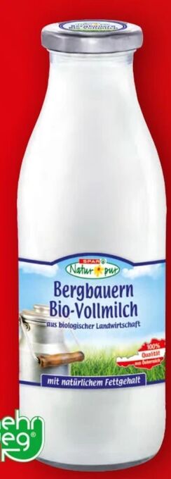 Spar Bio-bergbauern vollmilch Angebot