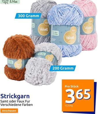 Action Strickgarn Pro Stück Angebot