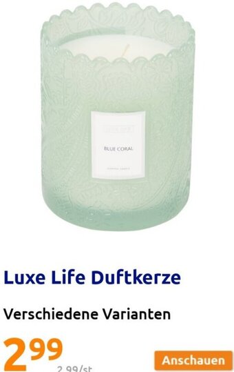 Action Luxe Life Duftkerze Angebot