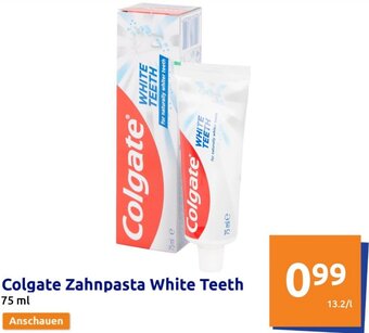 Action Colgate Zahnpasta White Teeth 75 ml Angebot
