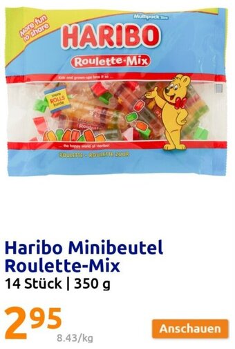 Action Haribo Minibeutel Roulette-Mix 14 Stück | 350 g Angebot