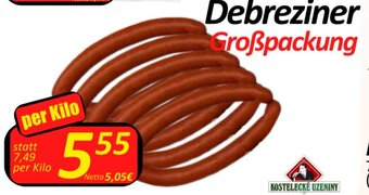 Wurstico Debreziner Großpackung per Kilo Angebot