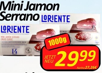 Wurstico Mini Jamon Serrano 1000 g Angebot