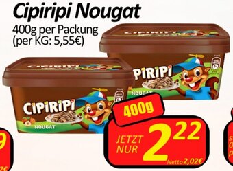 Wurstico Cipiripi Nougat 400g per Packung Angebot