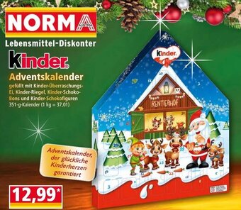 Norma Kinder Adventskalender Angebot