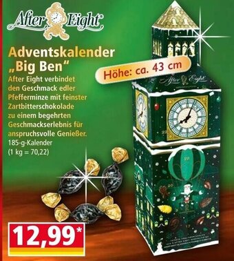 Norma After Eight Adventskalender ,,Big Ben" Angebot