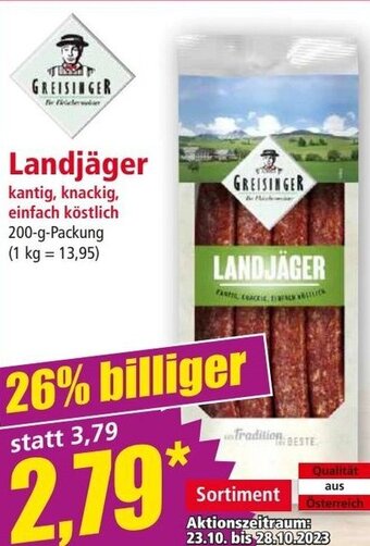 Norma Landjäger Angebot