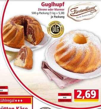 Norma Guglhupf Zitrone oder Marmor 500-g-Packung Angebot