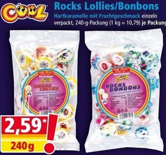 Norma Rocks Lollies/Bonbons 240 g Angebot