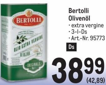 Metro Bertolli Olivenöl Angebot