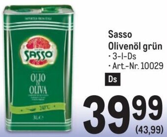 Metro Sasso Olivenöl grün Angebot