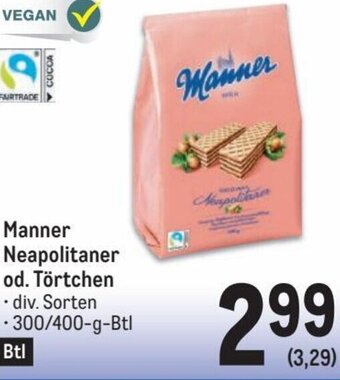 Metro Manner Neapolitaner od. Törtchen Angebot