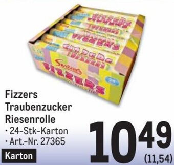 Metro Fizzers Traubenzucker Riesenrolle - 24-Stk-Karton Angebot