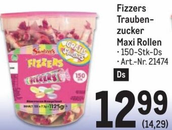 Metro Fizzers Trauben-zucker Maxi Rollen -150-Stk-Ds Angebot