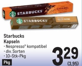 Metro Starbucks Kapseln Angebot