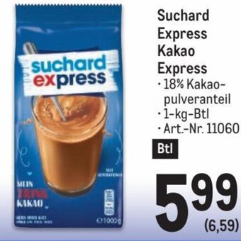 Metro suchard express Kakao Express Angebot