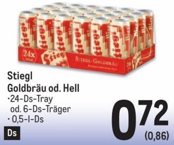 Metro Stiegl Goldbräu od. Hell Angebot
