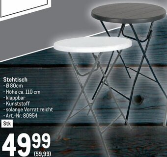 Metro Stehtisch Angebot