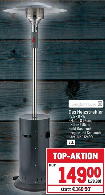 Metro Gas Heizstrahler Angebot