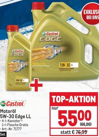 Metro Motoröl 5W-30 Edge LL Angebot