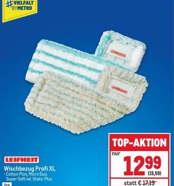 Metro LEIFHEIT Wischbezug Profi XL Angebot