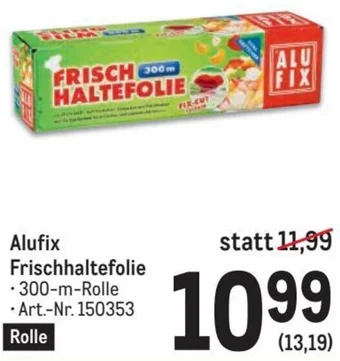 Metro Alufix Frischhaltefolie •300-m-Rolle Angebot