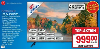 Metro SAMSUNG LED TV 85AU7170 Angebot
