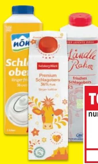 Metro Schlagobers Angebot