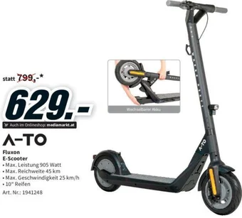 Media Markt Fluxon E-Scooter Angebot