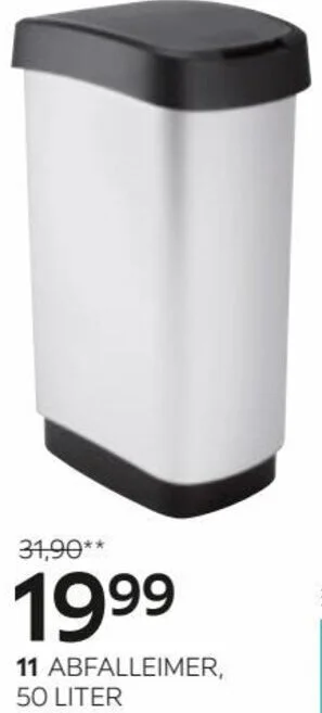 XXXLutz ABFALLEIMER, 50 LITER Angebot