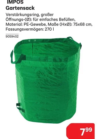 Lagerhaus IMPOS Gartensack Angebot