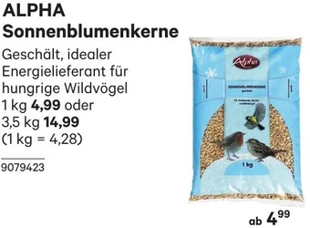 Lagerhaus ALPHA Sonnenblumenkerne Angebot