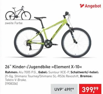 Intersport 26" Kinder-/Jugendbike »Element X-10 Angebot