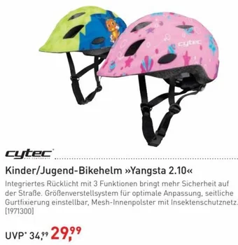 Intersport cytec Kinder/Jugend-Bikehelm »Yangsta 2.10 Angebot